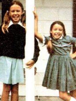 Kylie and Dannii Minogue as youngsters.